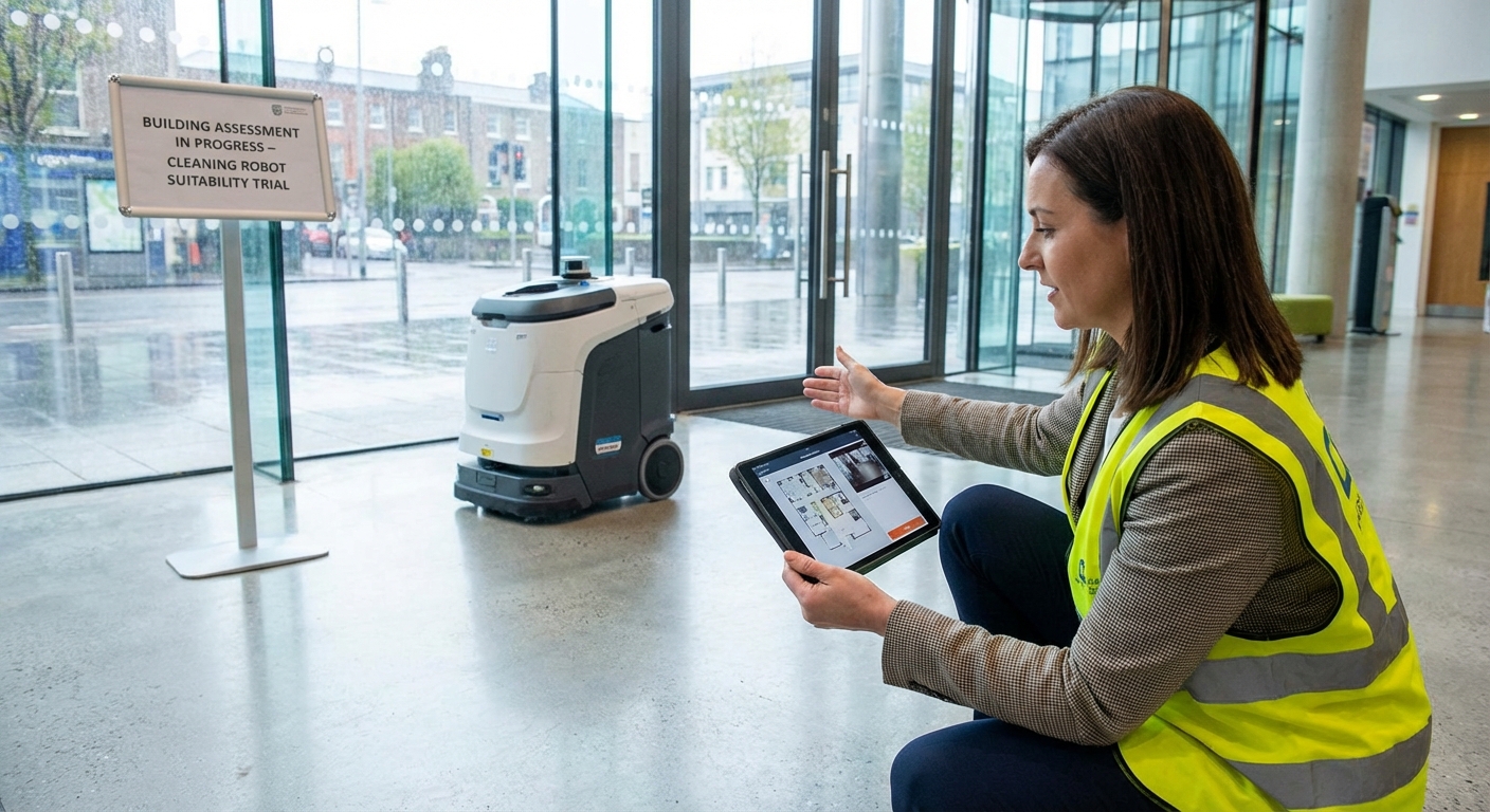 Facility assessment for cleaning robot suitability