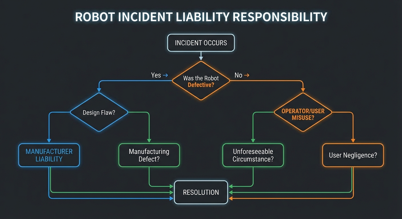 Liability responsibility flowchart