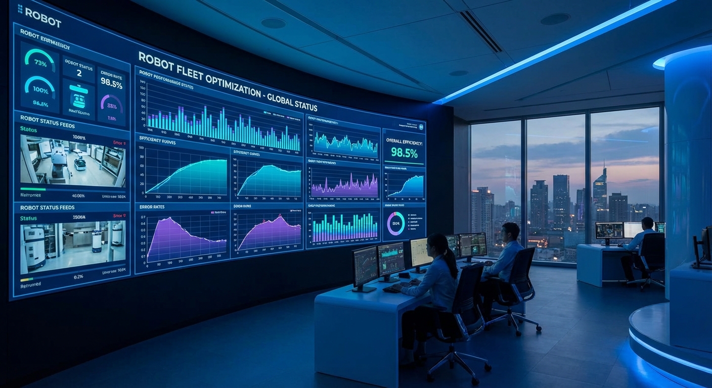 Robot performance optimisation dashboard
