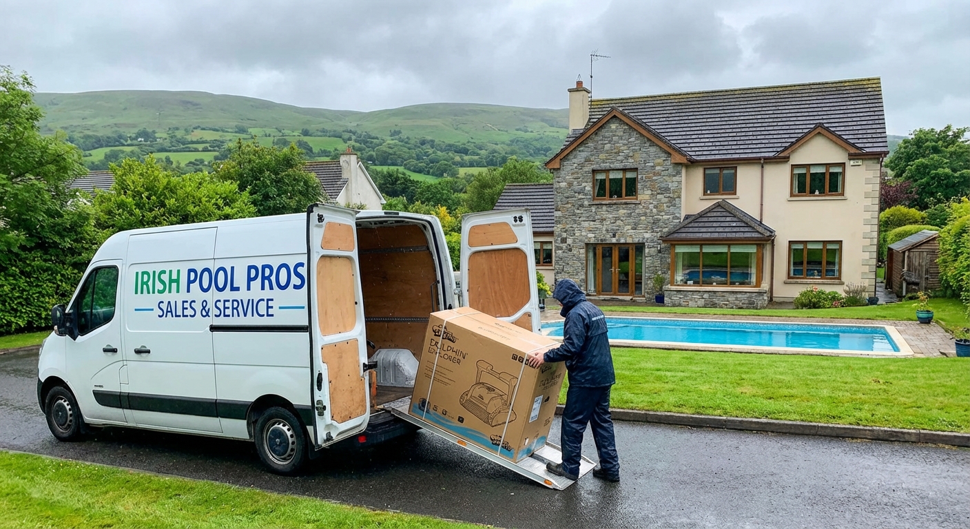 Pool robot rental delivery in Ireland