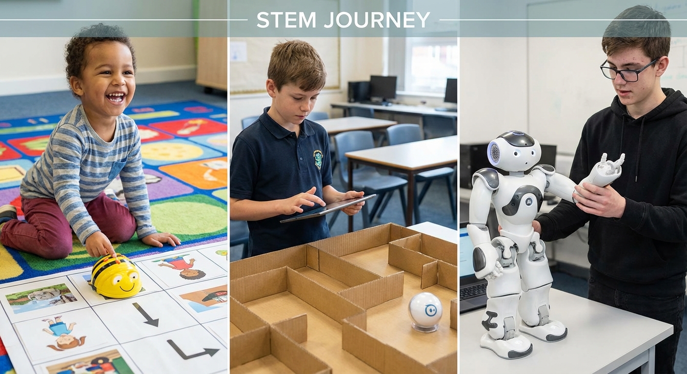 Different STEM robots suitable for various ages